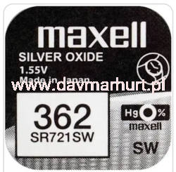 Bateria MAXELL 361 362 721