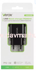 Ładowarka sieciowa 20W USB + C va0459
