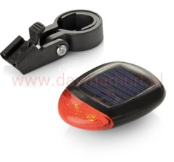 Lampka rowerowa solarna