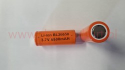 Akumulator BL 26650 3,7V 6800mAh pomarańczowy