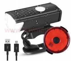 Lampka rowerowa akumulatorowa zeataw mini HY025 HY028