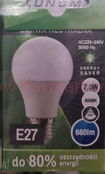 Żarówka Eko LED E27/ 7,5W neutralna