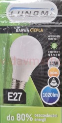 Żarówka Eko LED E27/ 12W ciepła