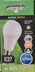 Żarówka Eko LED E27/ 15W ciepła