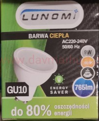 Żarówka Eko LED GU10/ 9W neutralna
