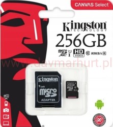 Karta pamięci micro SDXC 256GB Kingston