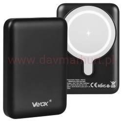Power Bank vayox va0341 10000mAh Magsafe indukcja